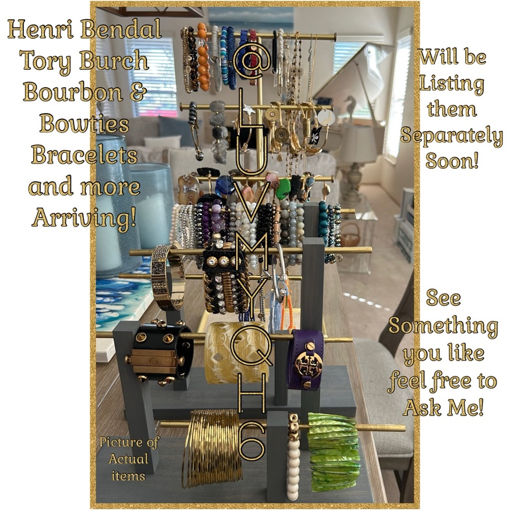 Bracelets, Henri Bendal, Tory Burch, Bourbon & Bow ties - Picture 1 of 5